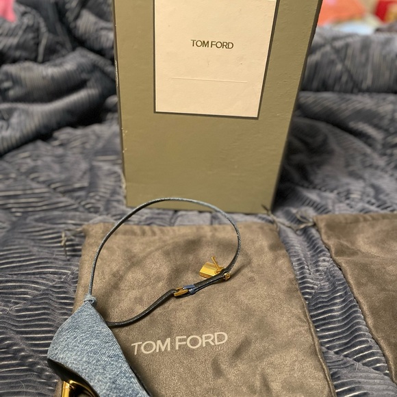 Tom Ford Lock and Key Heels - Washed Blue - Lightly used - Picture 5 of 8